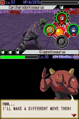 Dinosaur King screenshot 3 for Nintendo DS